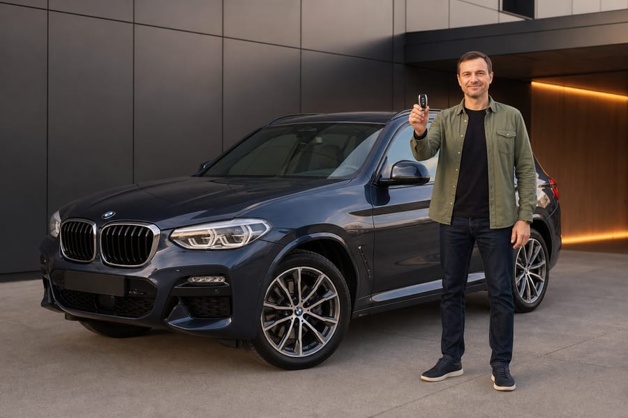 BMW X3 — доставлен клиенту Виталию